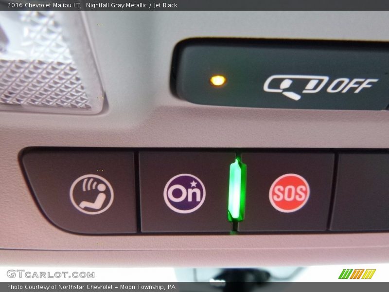 Nightfall Gray Metallic / Jet Black 2016 Chevrolet Malibu LT