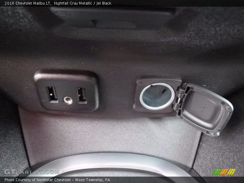 Nightfall Gray Metallic / Jet Black 2016 Chevrolet Malibu LT