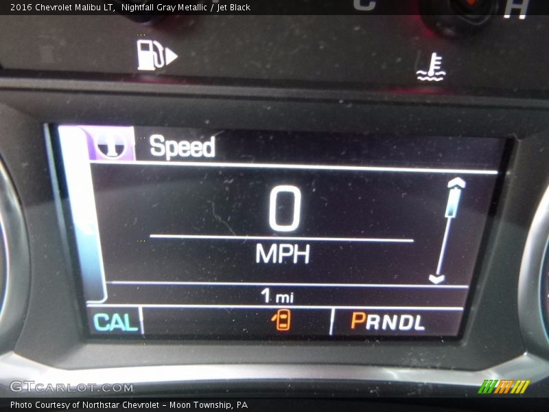Nightfall Gray Metallic / Jet Black 2016 Chevrolet Malibu LT