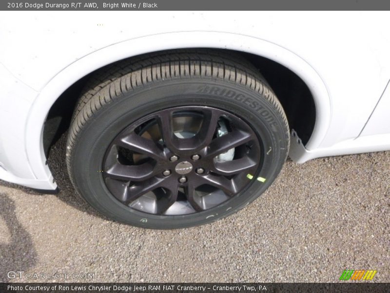 Bright White / Black 2016 Dodge Durango R/T AWD