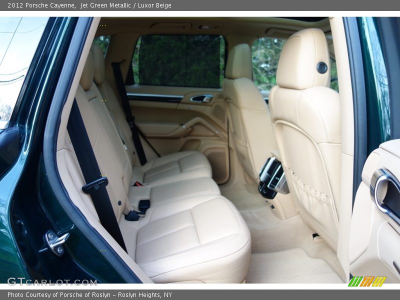 Jet Green Metallic / Luxor Beige 2012 Porsche Cayenne
