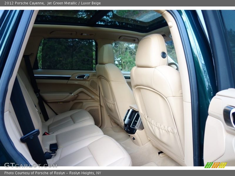 Jet Green Metallic / Luxor Beige 2012 Porsche Cayenne