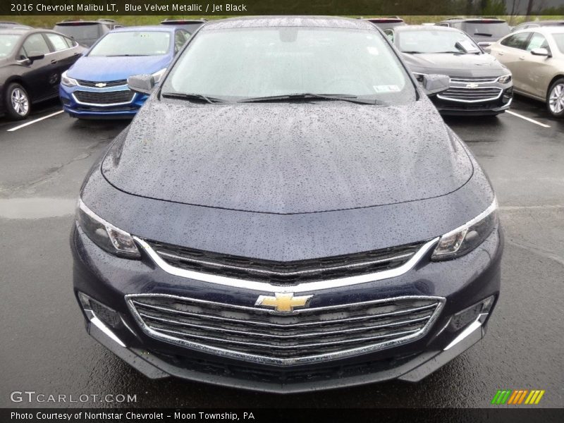Blue Velvet Metallic / Jet Black 2016 Chevrolet Malibu LT