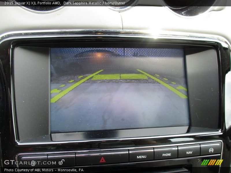 Dark Sapphire Metallic / Ivory/Oyster 2015 Jaguar XJ XJL Portfolio AWD