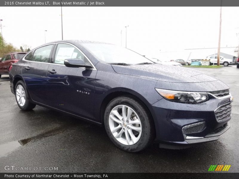 Blue Velvet Metallic / Jet Black 2016 Chevrolet Malibu LT