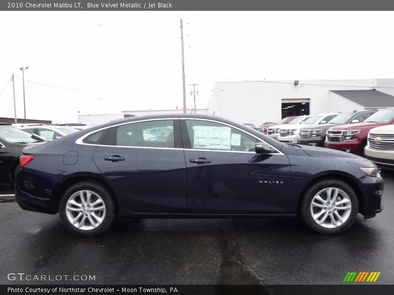 Blue Velvet Metallic / Jet Black 2016 Chevrolet Malibu LT