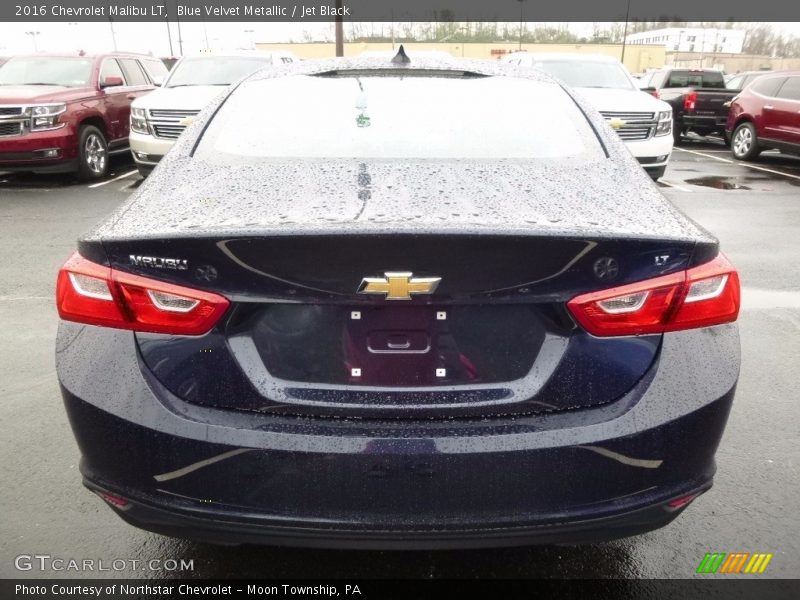 Blue Velvet Metallic / Jet Black 2016 Chevrolet Malibu LT