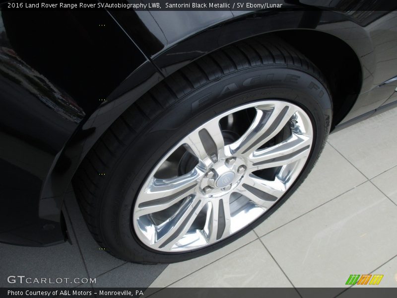 Santorini Black Metallic / SV Ebony/Lunar 2016 Land Rover Range Rover SVAutobiography LWB