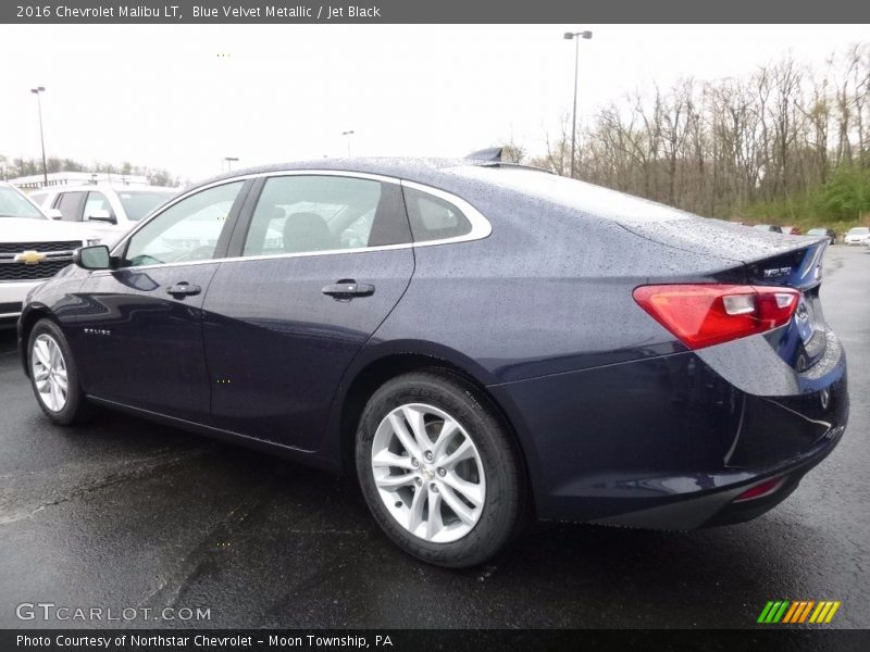Blue Velvet Metallic / Jet Black 2016 Chevrolet Malibu LT