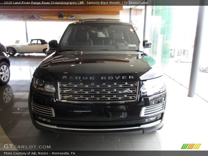 Santorini Black Metallic / SV Ebony/Lunar 2016 Land Rover Range Rover SVAutobiography LWB