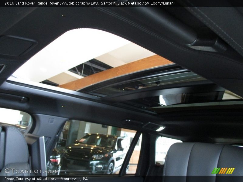 Sunroof of 2016 Range Rover SVAutobiography LWB