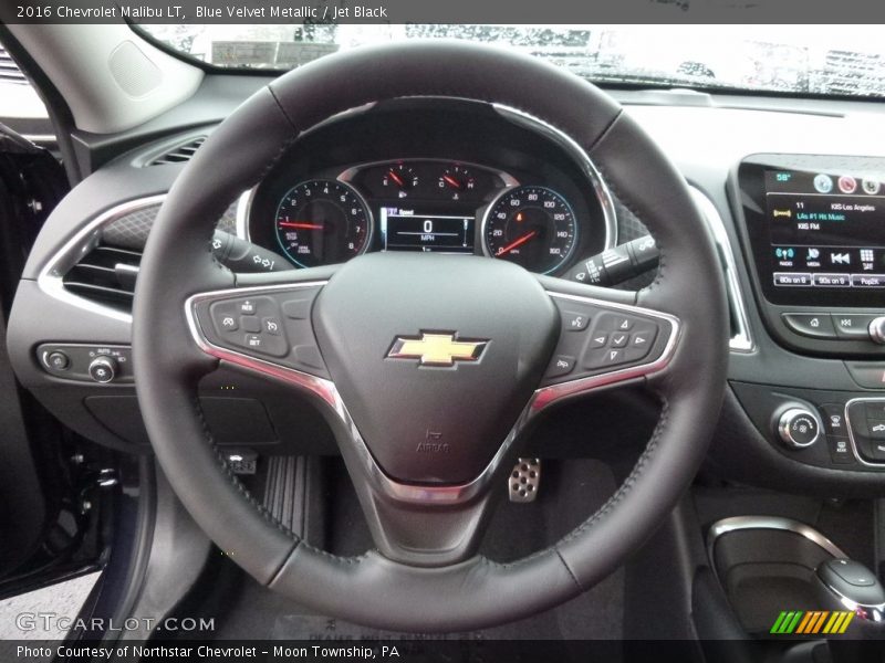 Blue Velvet Metallic / Jet Black 2016 Chevrolet Malibu LT