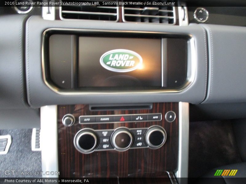 Santorini Black Metallic / SV Ebony/Lunar 2016 Land Rover Range Rover SVAutobiography LWB