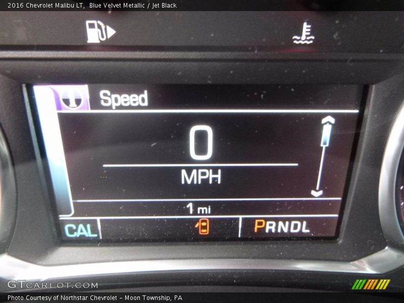 Blue Velvet Metallic / Jet Black 2016 Chevrolet Malibu LT