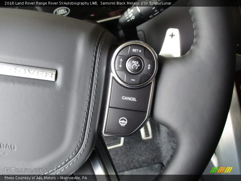 Controls of 2016 Range Rover SVAutobiography LWB