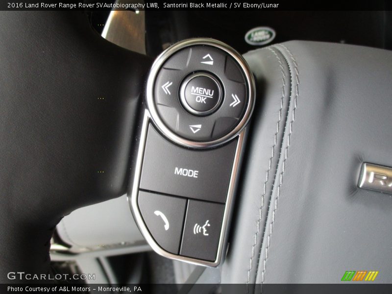 Controls of 2016 Range Rover SVAutobiography LWB