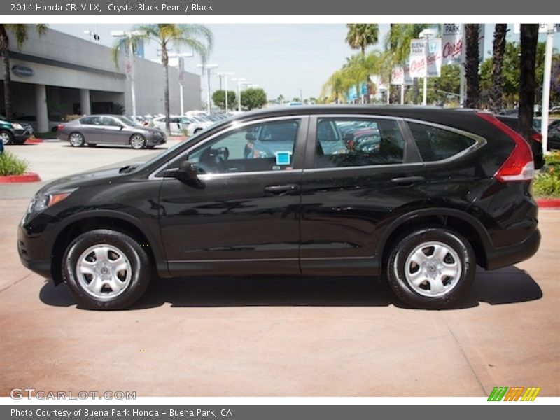 Crystal Black Pearl / Black 2014 Honda CR-V LX