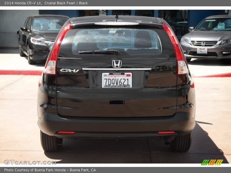 Crystal Black Pearl / Black 2014 Honda CR-V LX