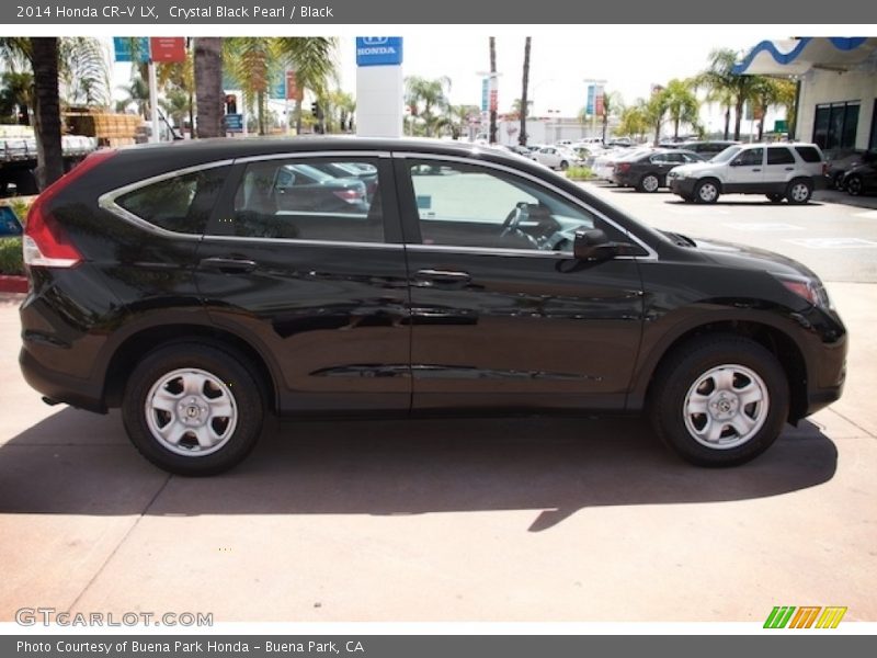 Crystal Black Pearl / Black 2014 Honda CR-V LX