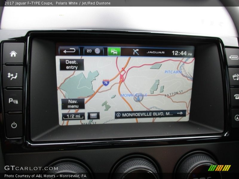 Navigation of 2017 F-TYPE Coupe