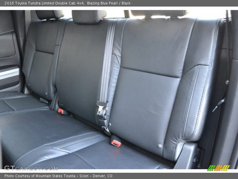 Blazing Blue Pearl / Black 2016 Toyota Tundra Limited Double Cab 4x4