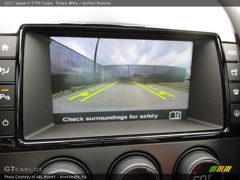 Polaris White / Jet/Red Duotone 2017 Jaguar F-TYPE Coupe