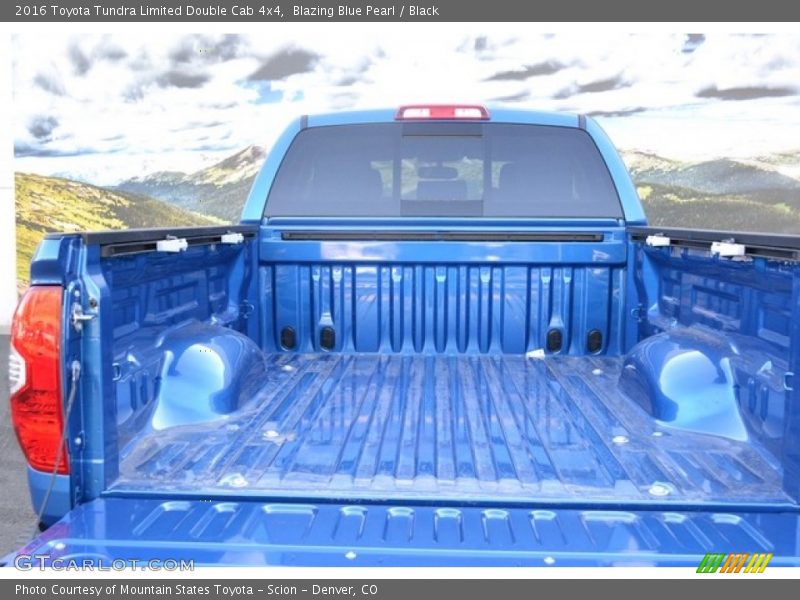 Blazing Blue Pearl / Black 2016 Toyota Tundra Limited Double Cab 4x4