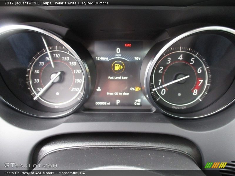  2017 F-TYPE Coupe Coupe Gauges