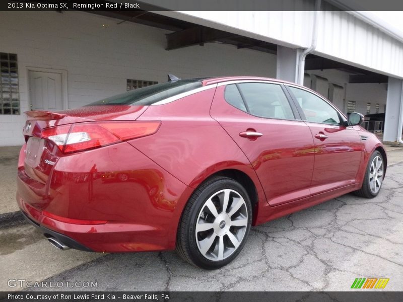 Remington Red / Black 2013 Kia Optima SX