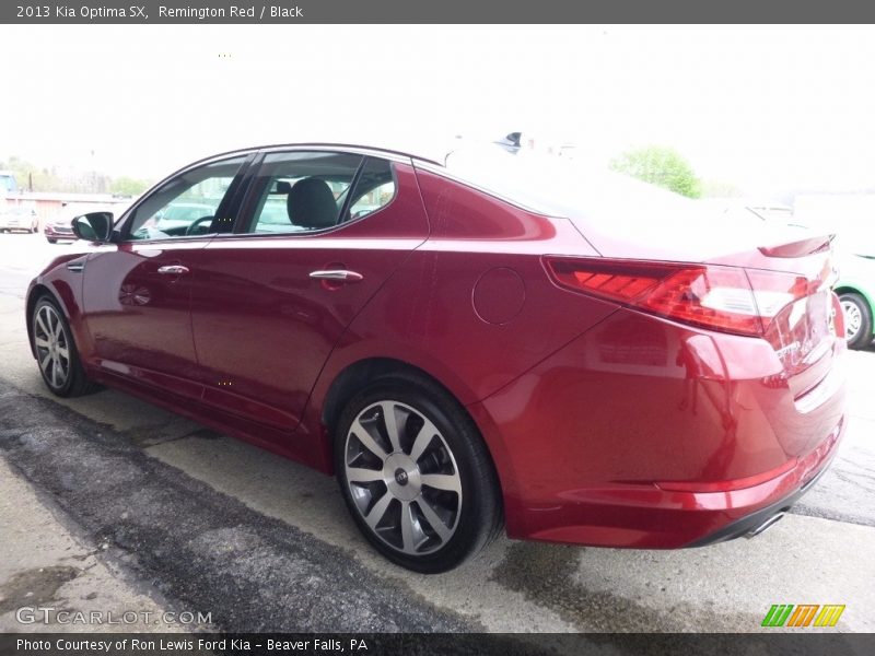 Remington Red / Black 2013 Kia Optima SX