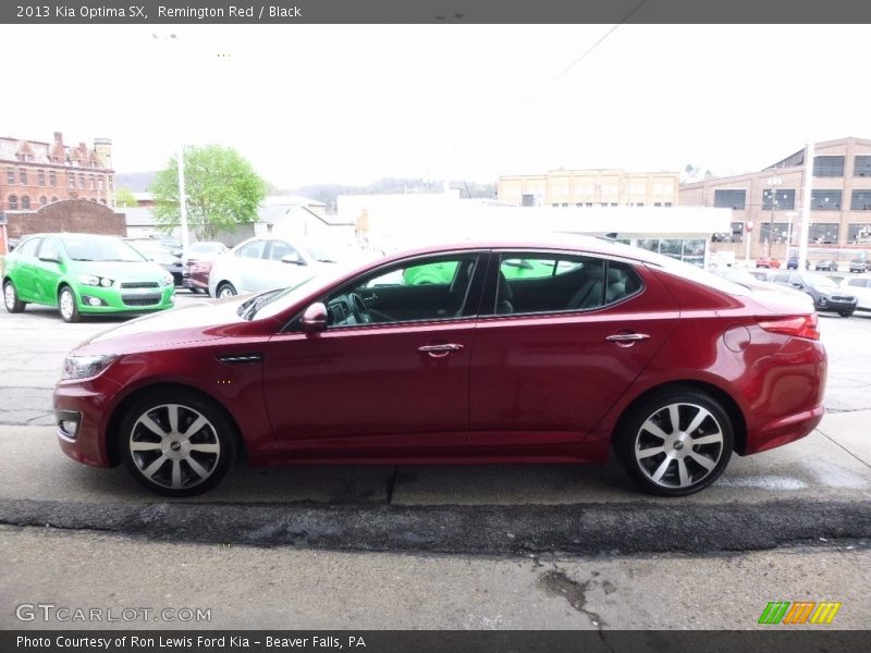 Remington Red / Black 2013 Kia Optima SX