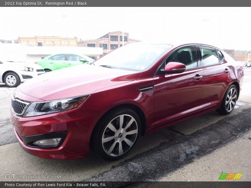 Remington Red / Black 2013 Kia Optima SX