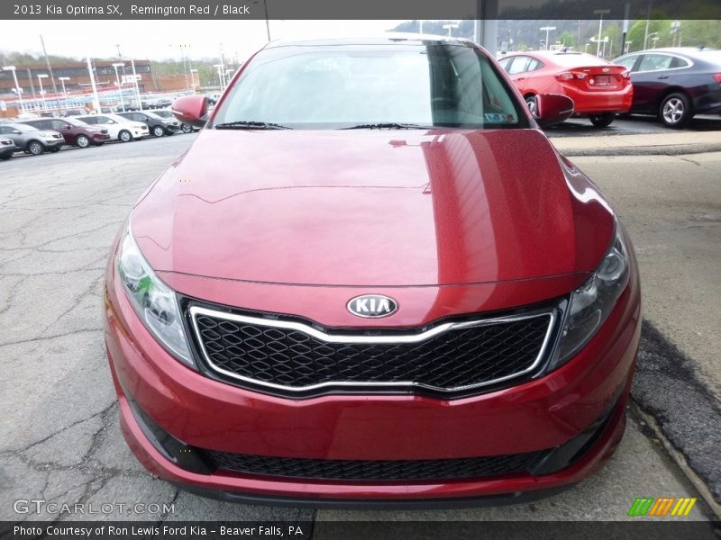 Remington Red / Black 2013 Kia Optima SX