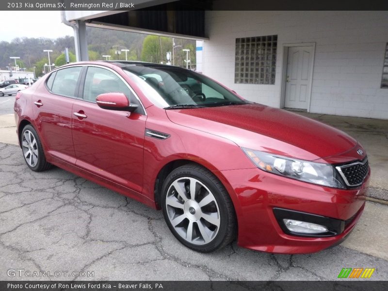 Remington Red / Black 2013 Kia Optima SX