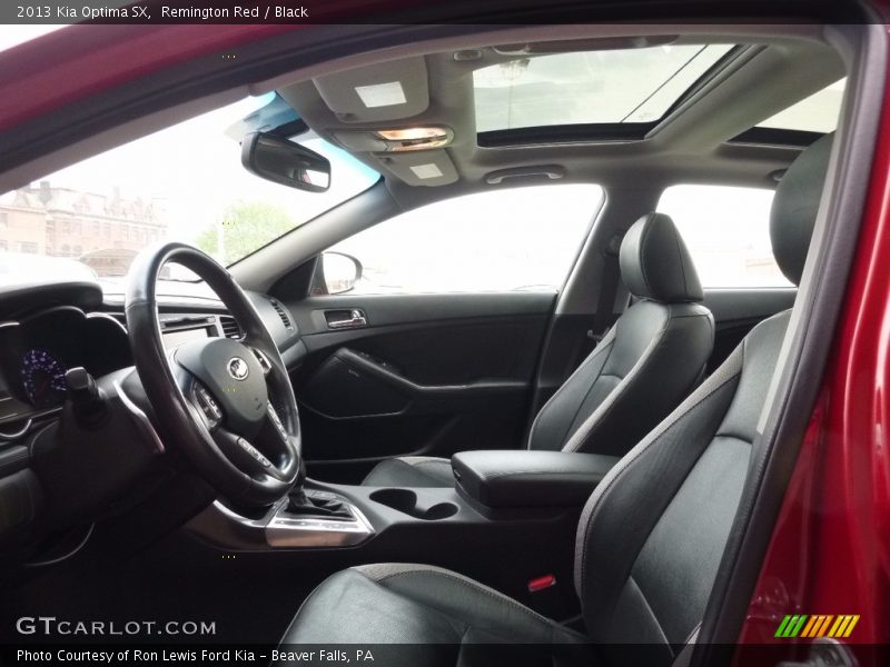 Remington Red / Black 2013 Kia Optima SX