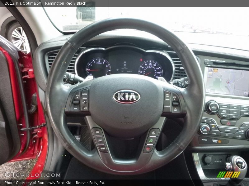 Remington Red / Black 2013 Kia Optima SX