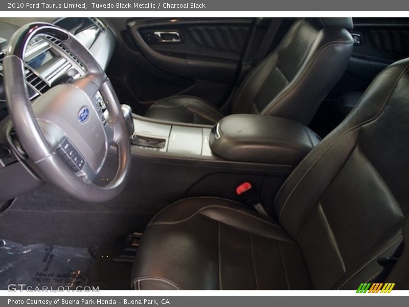 Tuxedo Black Metallic / Charcoal Black 2010 Ford Taurus Limited