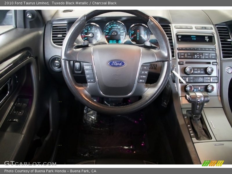 Tuxedo Black Metallic / Charcoal Black 2010 Ford Taurus Limited