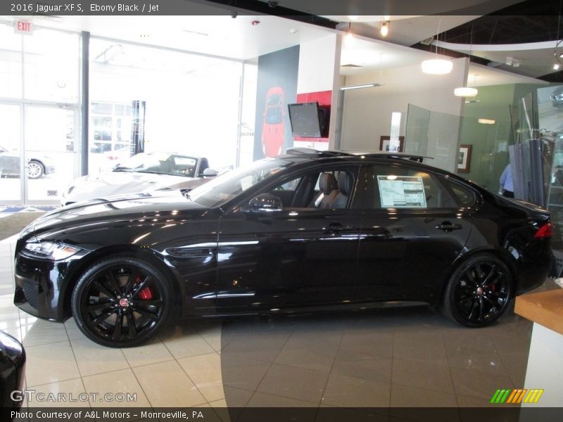 Ebony Black / Jet 2016 Jaguar XF S