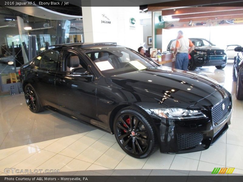 Ebony Black / Jet 2016 Jaguar XF S