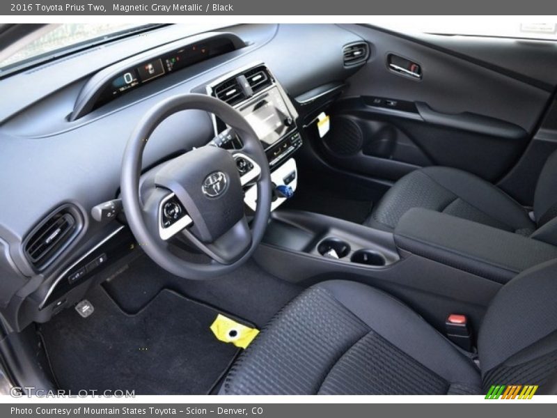 Magnetic Gray Metallic / Black 2016 Toyota Prius Two