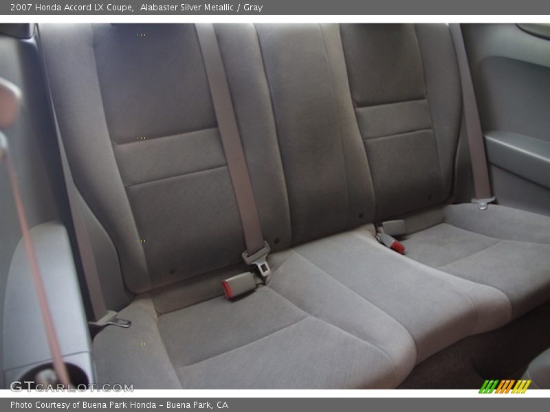 Alabaster Silver Metallic / Gray 2007 Honda Accord LX Coupe