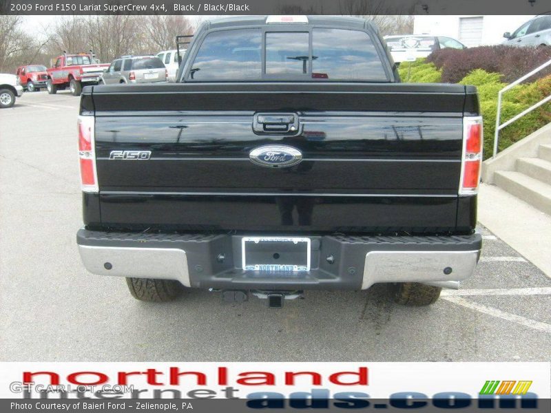 Black / Black/Black 2009 Ford F150 Lariat SuperCrew 4x4