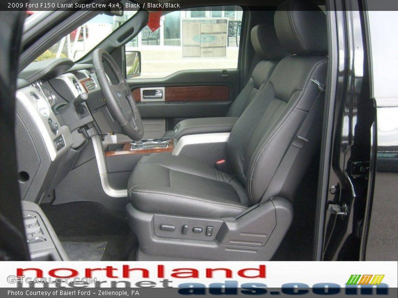Black / Black/Black 2009 Ford F150 Lariat SuperCrew 4x4