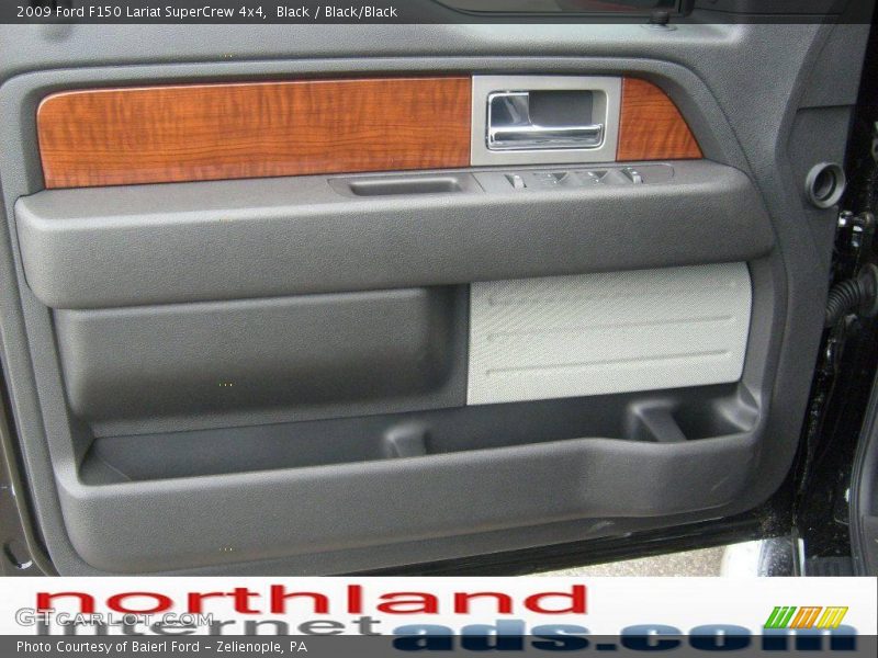 Black / Black/Black 2009 Ford F150 Lariat SuperCrew 4x4
