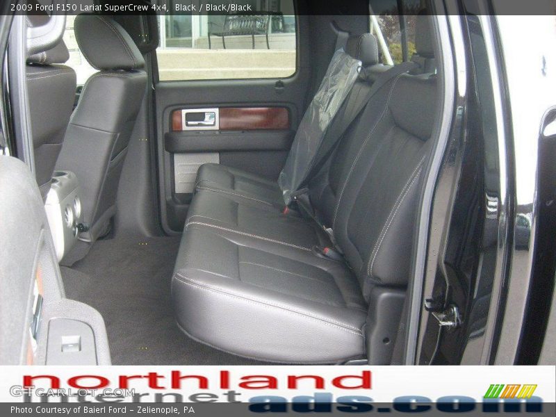 Black / Black/Black 2009 Ford F150 Lariat SuperCrew 4x4