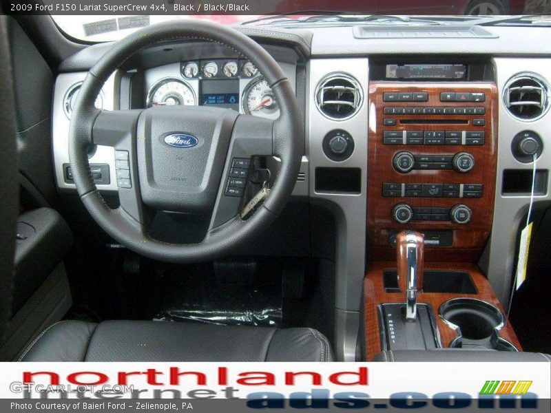 Black / Black/Black 2009 Ford F150 Lariat SuperCrew 4x4