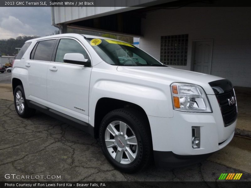 Summit White / Jet Black 2013 GMC Terrain SLE