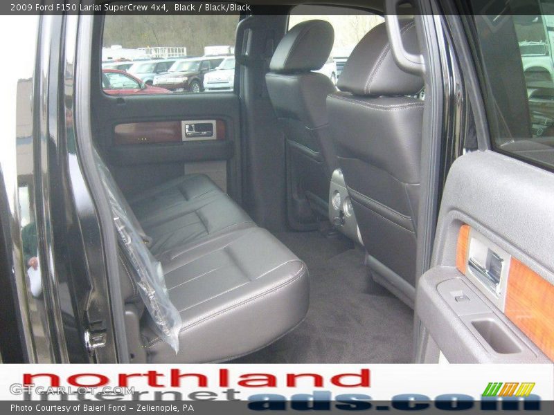 Black / Black/Black 2009 Ford F150 Lariat SuperCrew 4x4