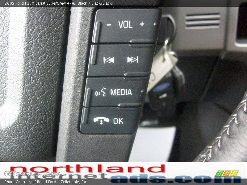 Black / Black/Black 2009 Ford F150 Lariat SuperCrew 4x4